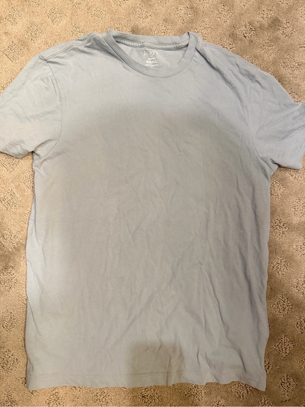 J. Crew Light Blue Crewneck Short Sleeve Tee
